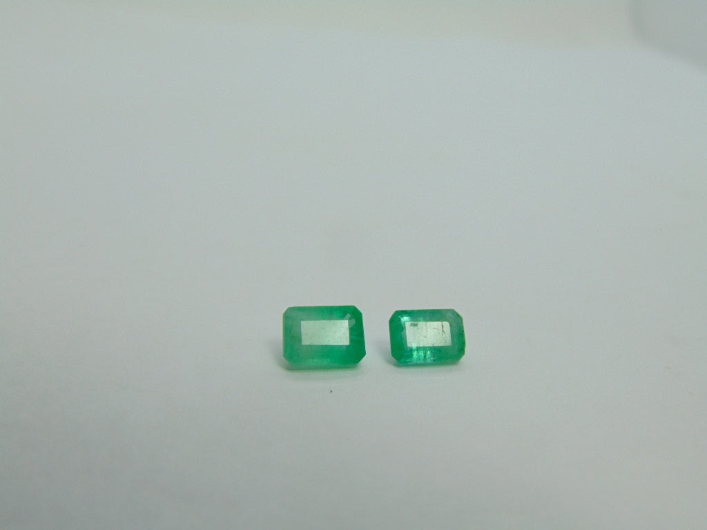 2.04ct Emerald 7x5mm 6.5x5mm