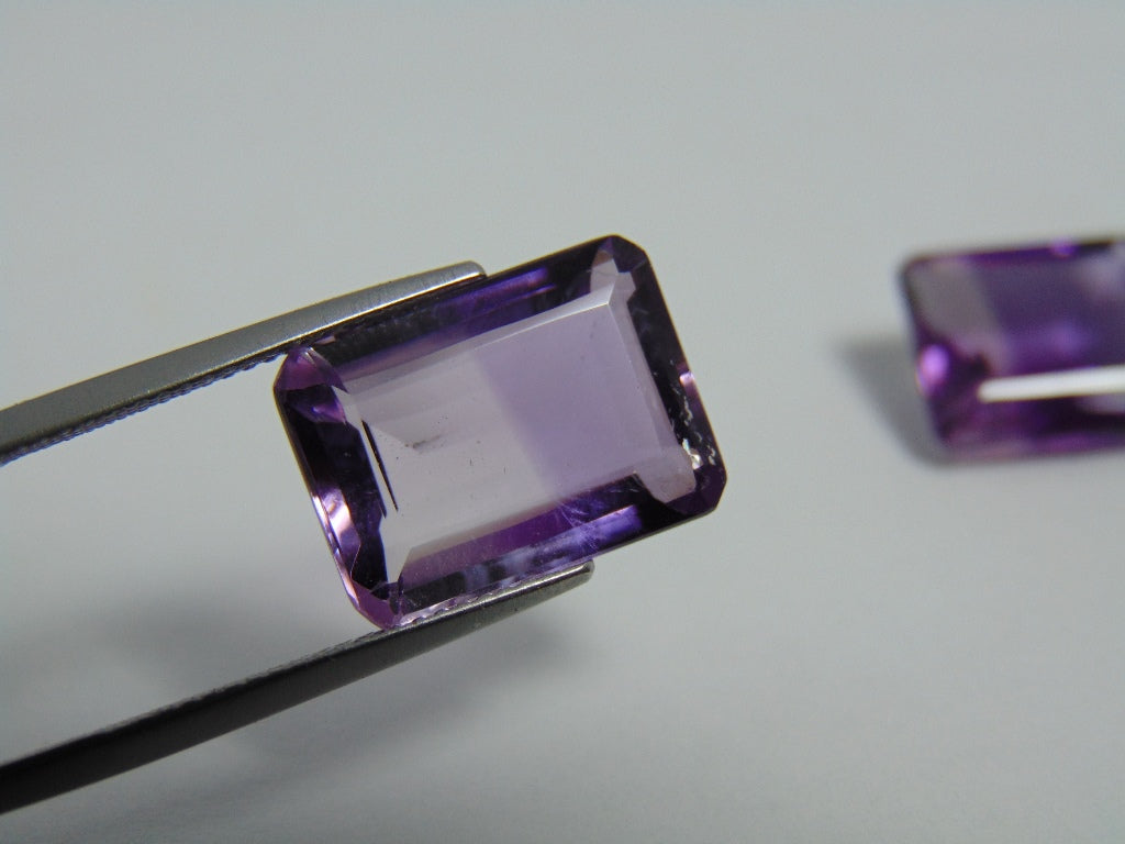 17.10cts Amethyst Bicolor (Pair)