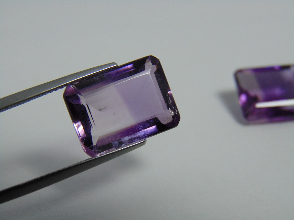 17.10cts Amethyst Bicolor (Pair)