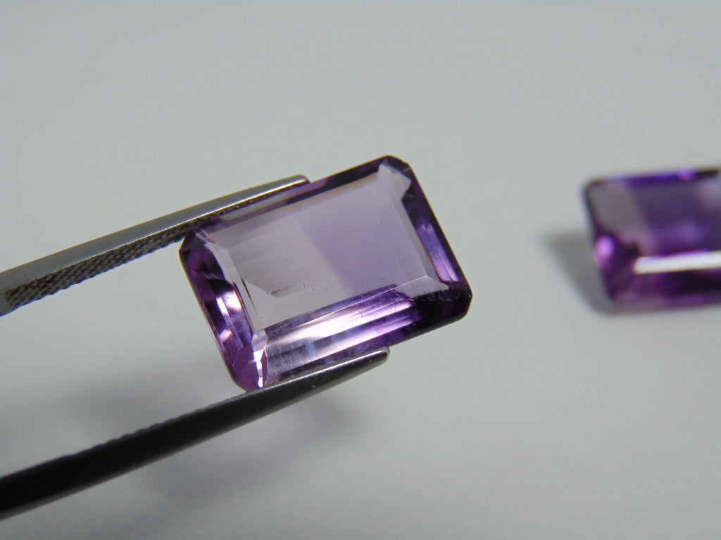 17.10cts Amethyst Bicolor (Pair)