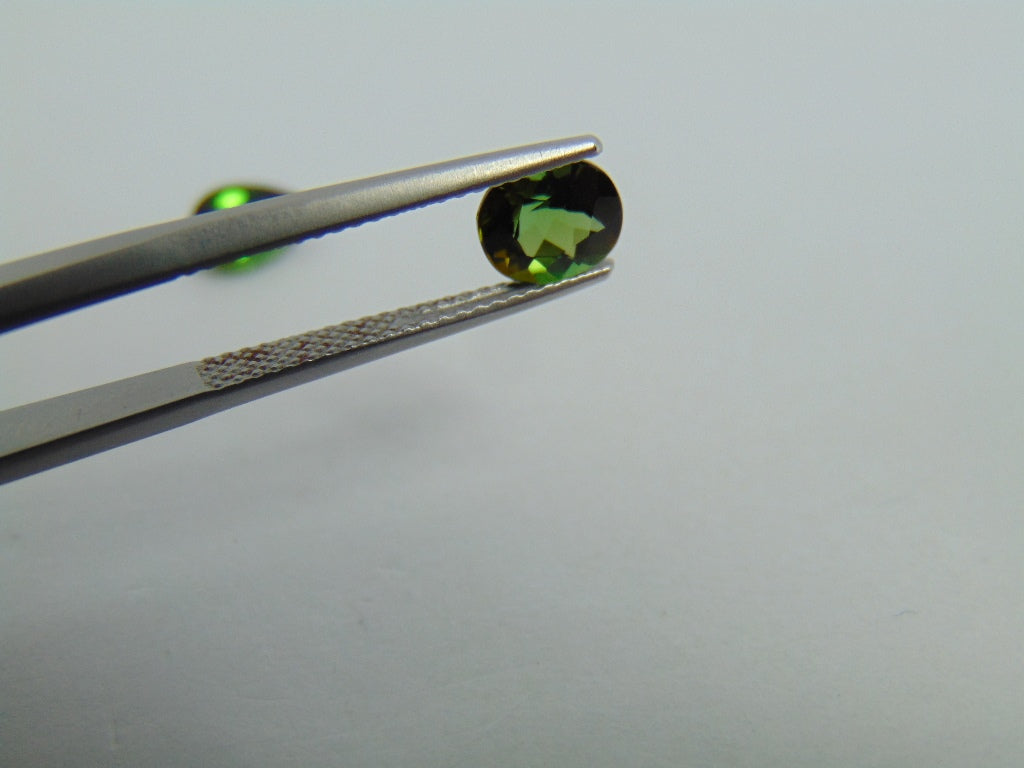 2.08ct Tourmaline 8x5mm 7x6mm