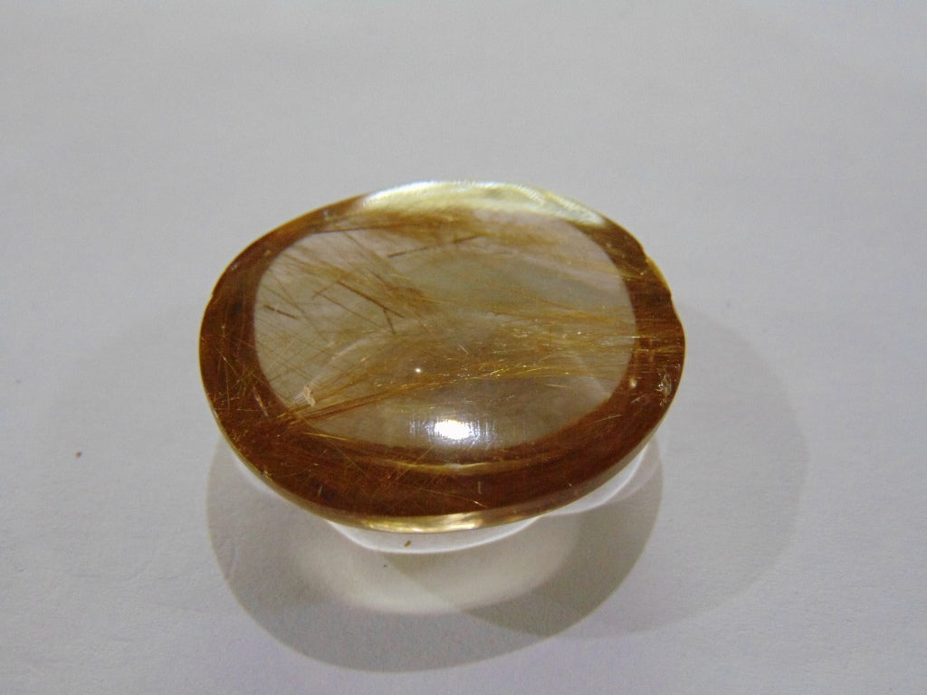 54.80ct Quartz With Rutile 28x25mm