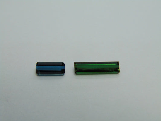 2.55ct Tourmaline 9x4mm 14x3mm