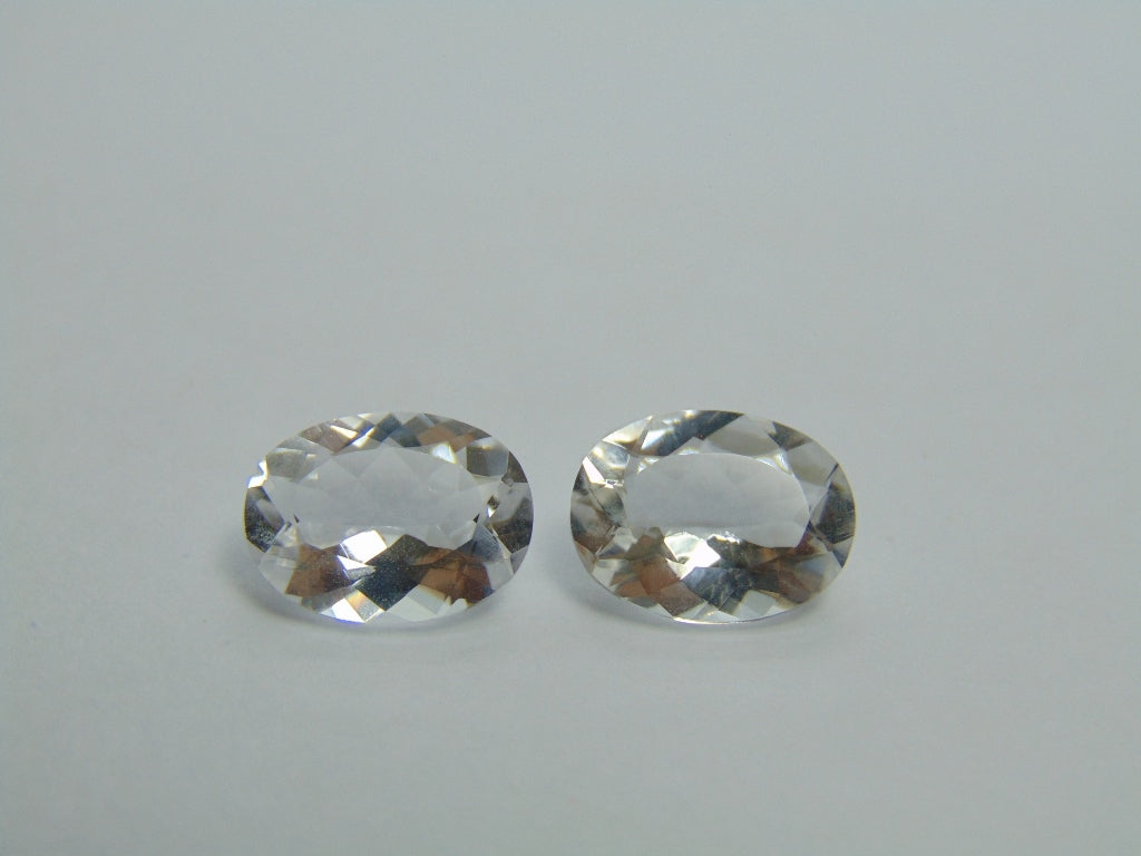 5.35ct Topaz Pair 12x9mm