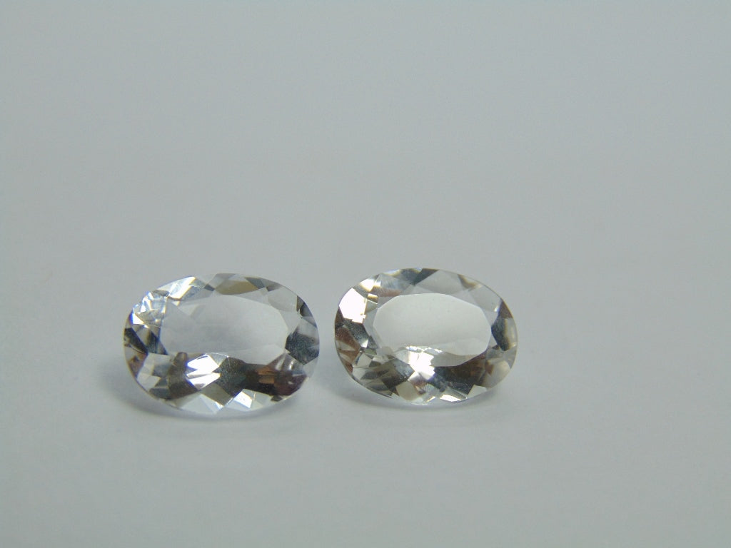 5.35ct Topaz Pair 12x9mm