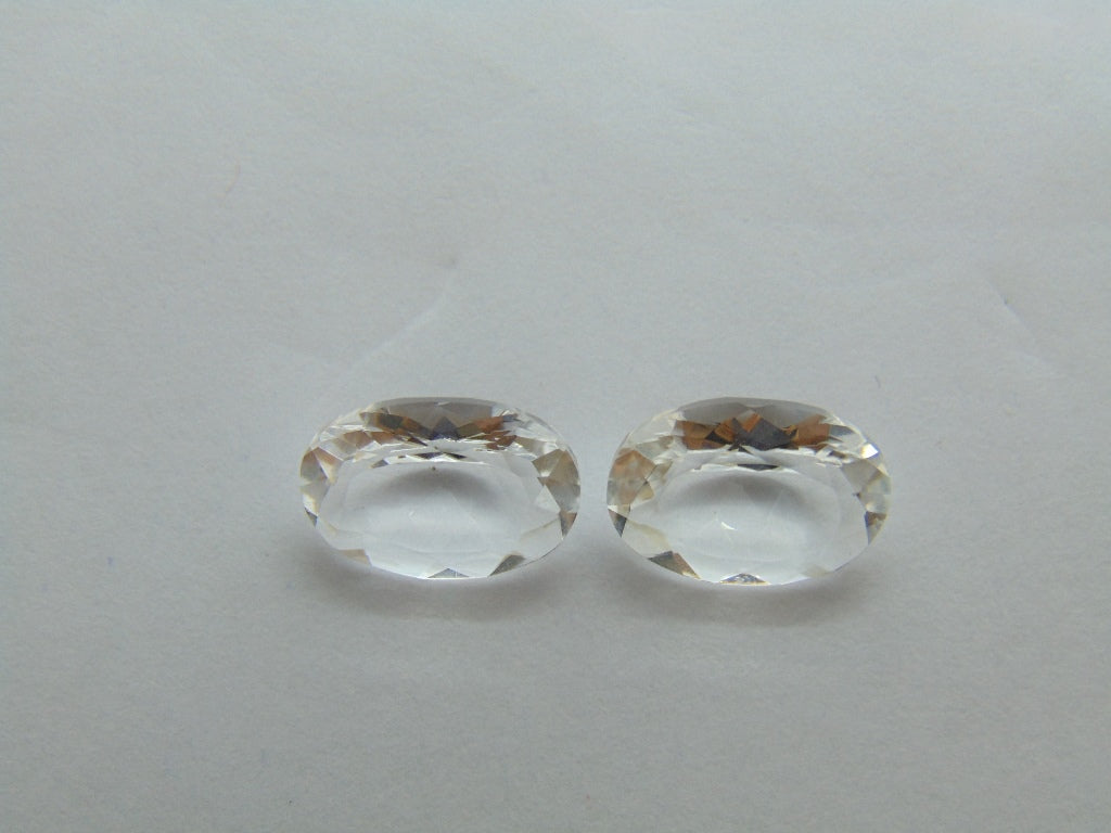 5.35ct Topaz Pair 12x9mm