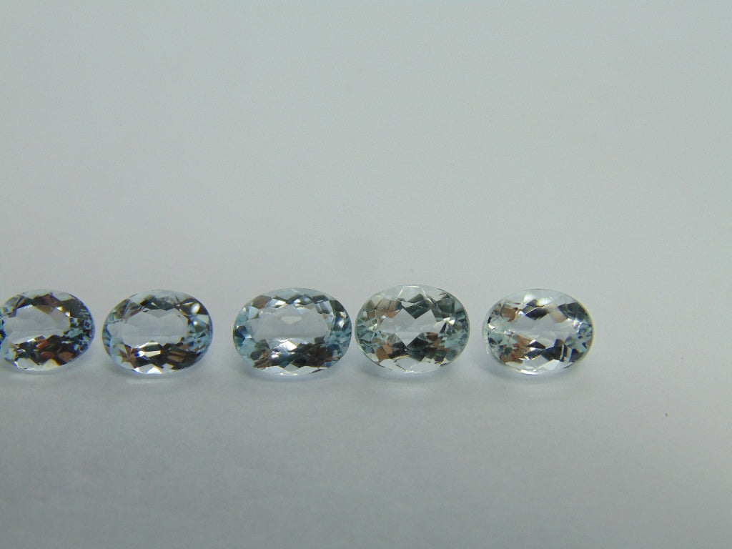 10.90ct Aquamarine Calibrated 9x7mm