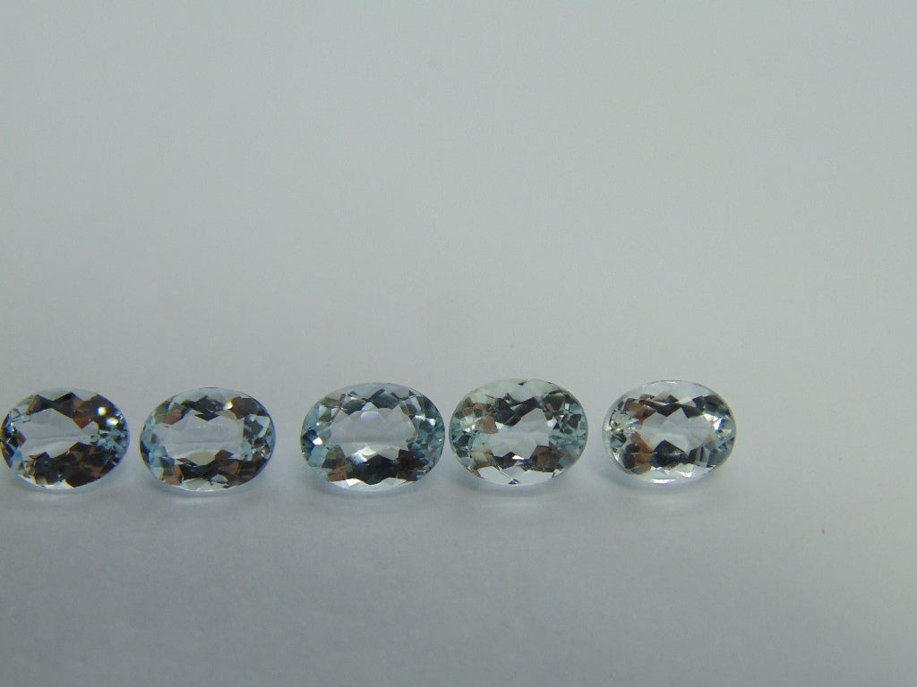 10.90ct Aquamarine Calibrated 9x7mm