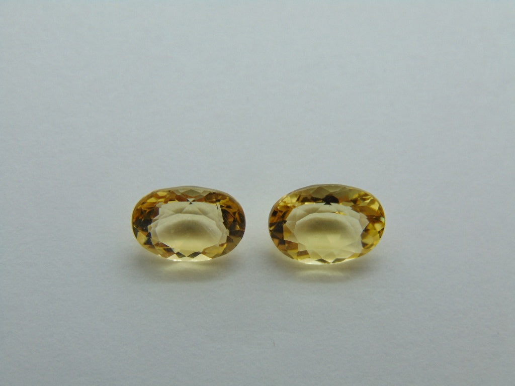 3.25ct Beryl Pair 9x7mm