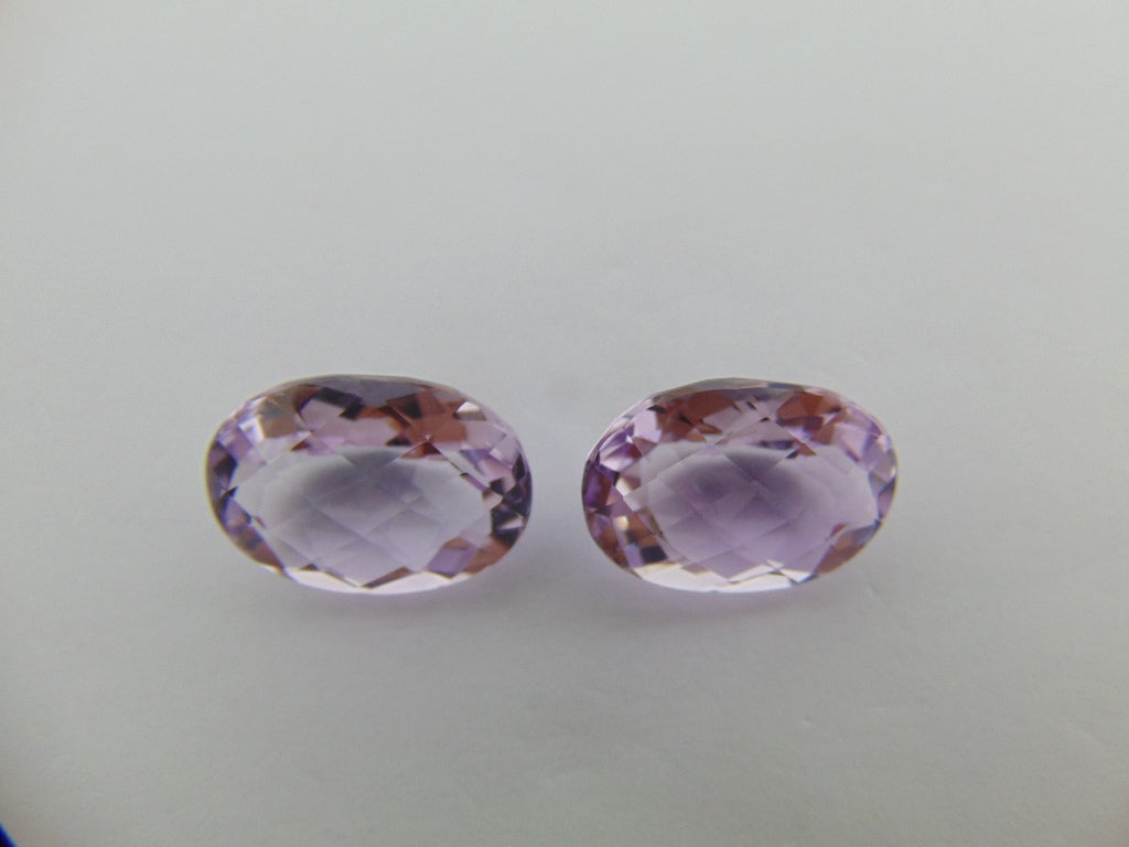 27.90cts Amethyst (Pair)