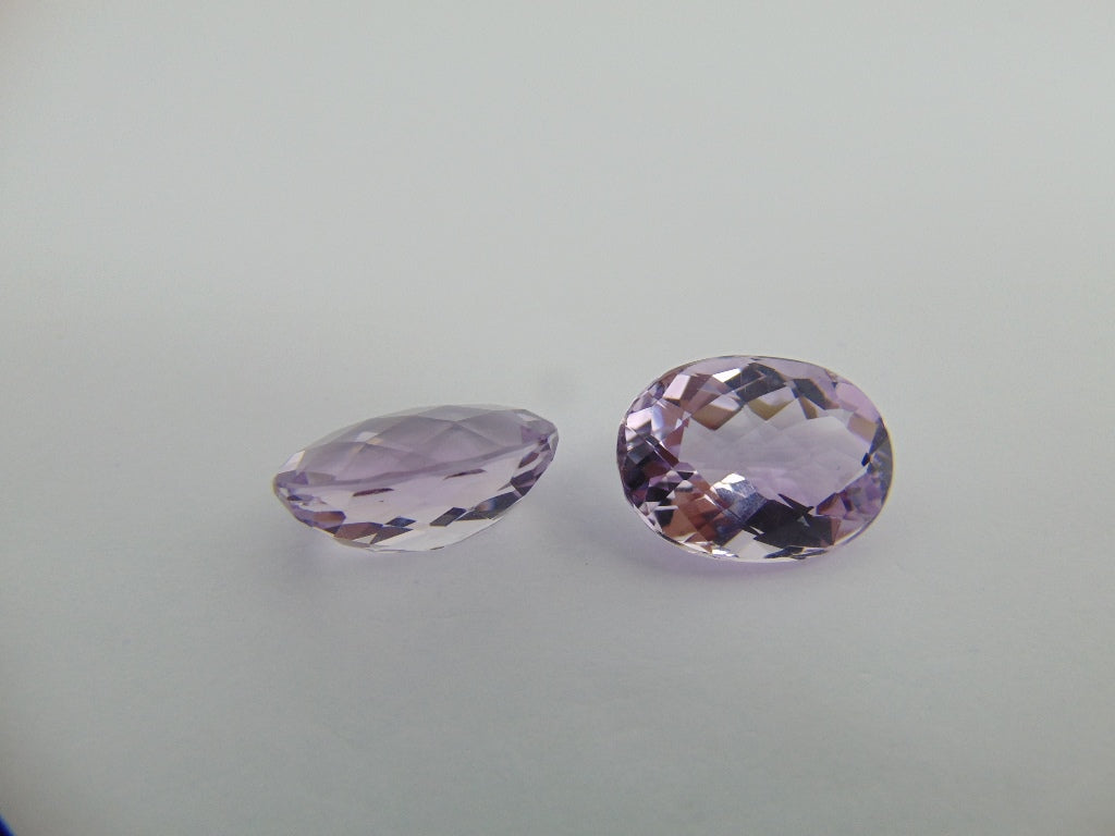 27.90cts Amethyst (Pair)