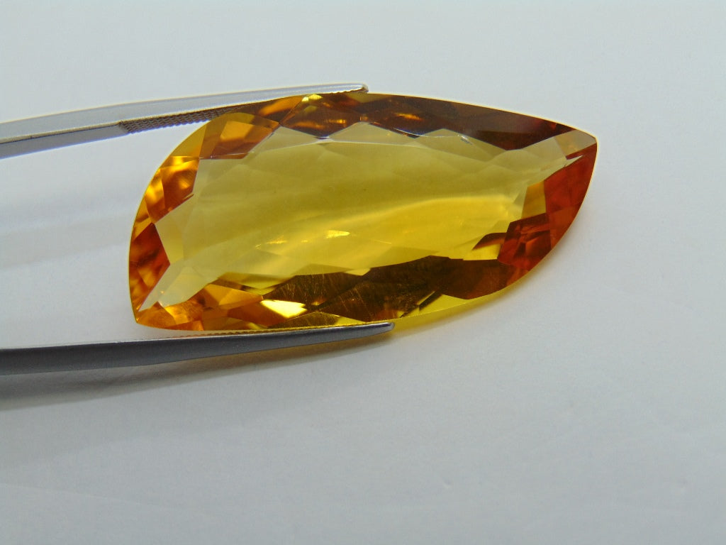 27.65ct Citrine 34x16mm