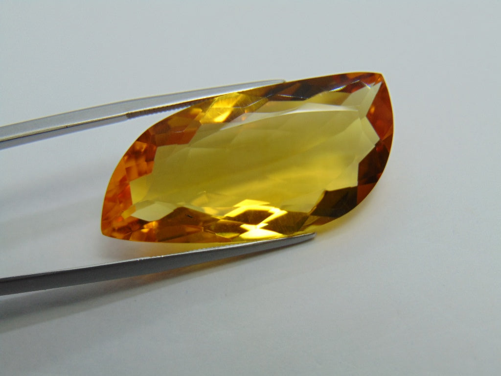 27.65ct Citrine 34x16mm