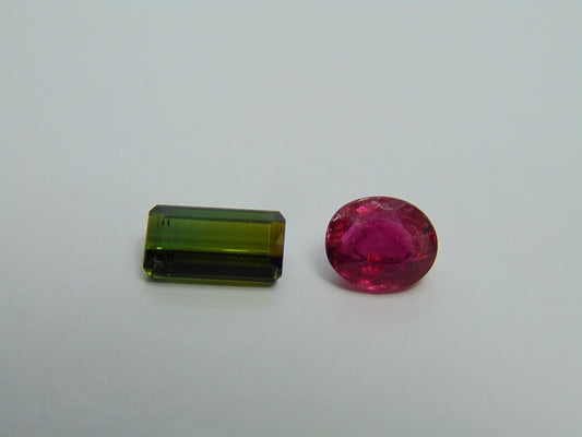 5.20ct Tourmaline 11x6mm 9x7mm