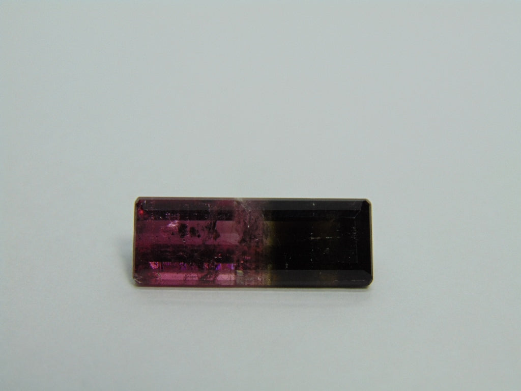 10.95ct Tourmaline Bicolor 23x8mm