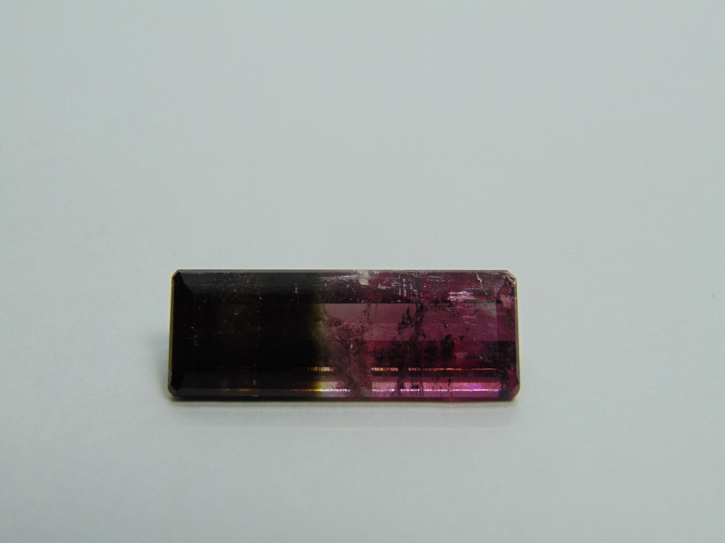 10.95ct Tourmaline Bicolor 23x8mm