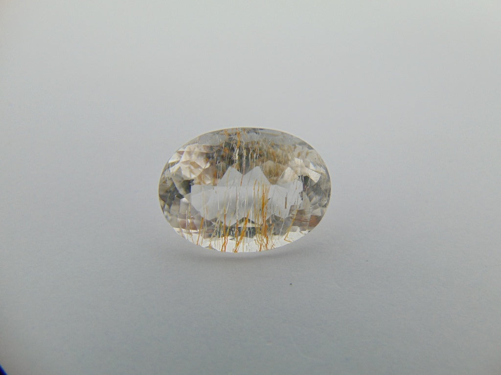 21.50ct Topaz With Golden Rutile