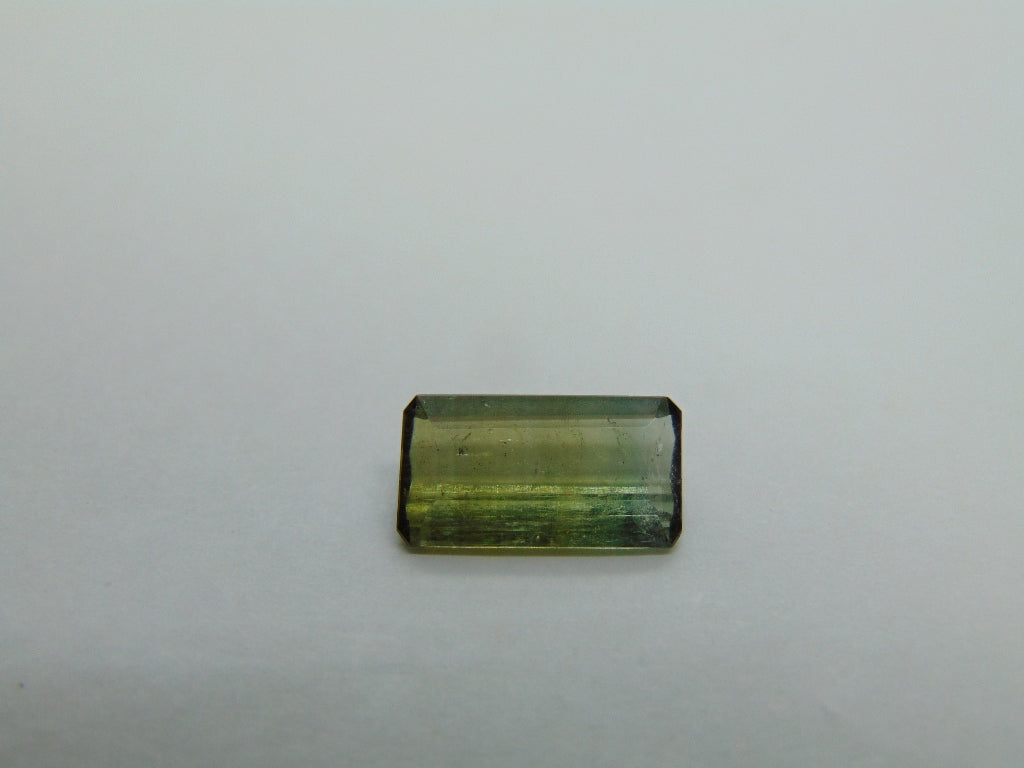 3.75ct Tourmaline Bicolor 13x7mm