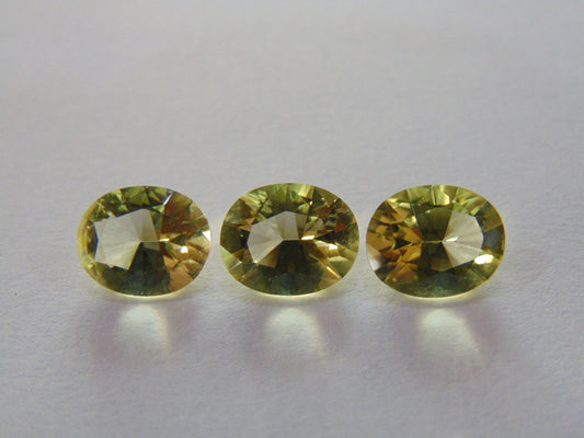 8.60ct Green Gold Calibrated 11x9mm
