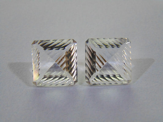 17.20ct Quartz (Crystal) Pair