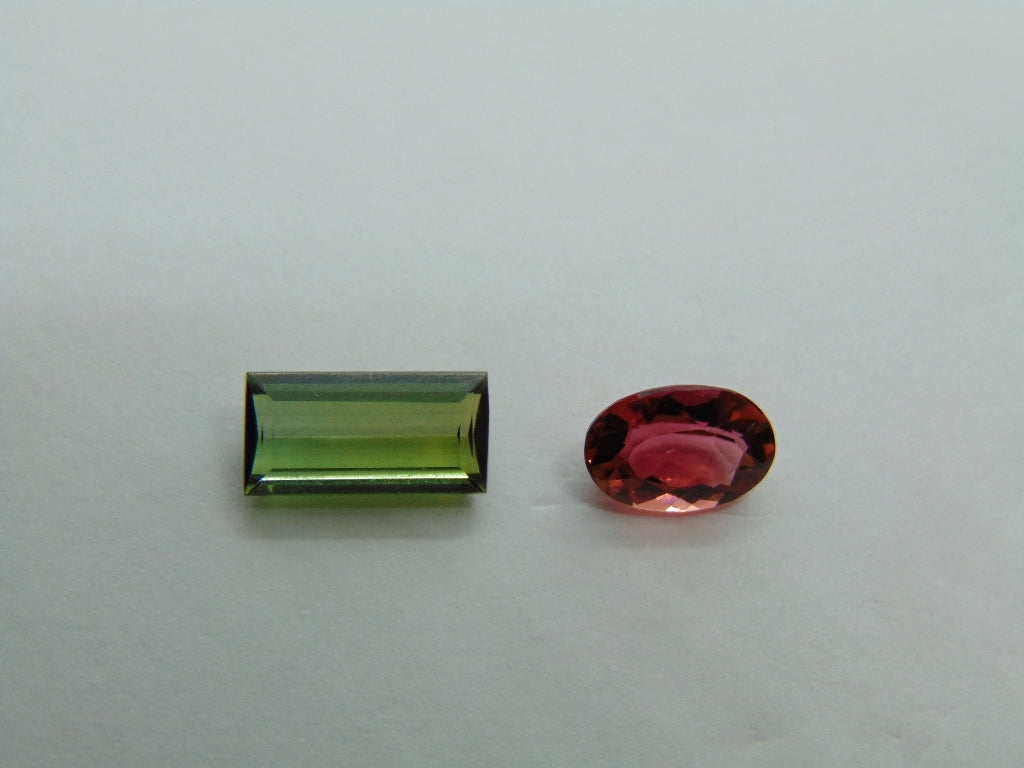 2.59ct Tourmaline 10x5mm 8x6mm