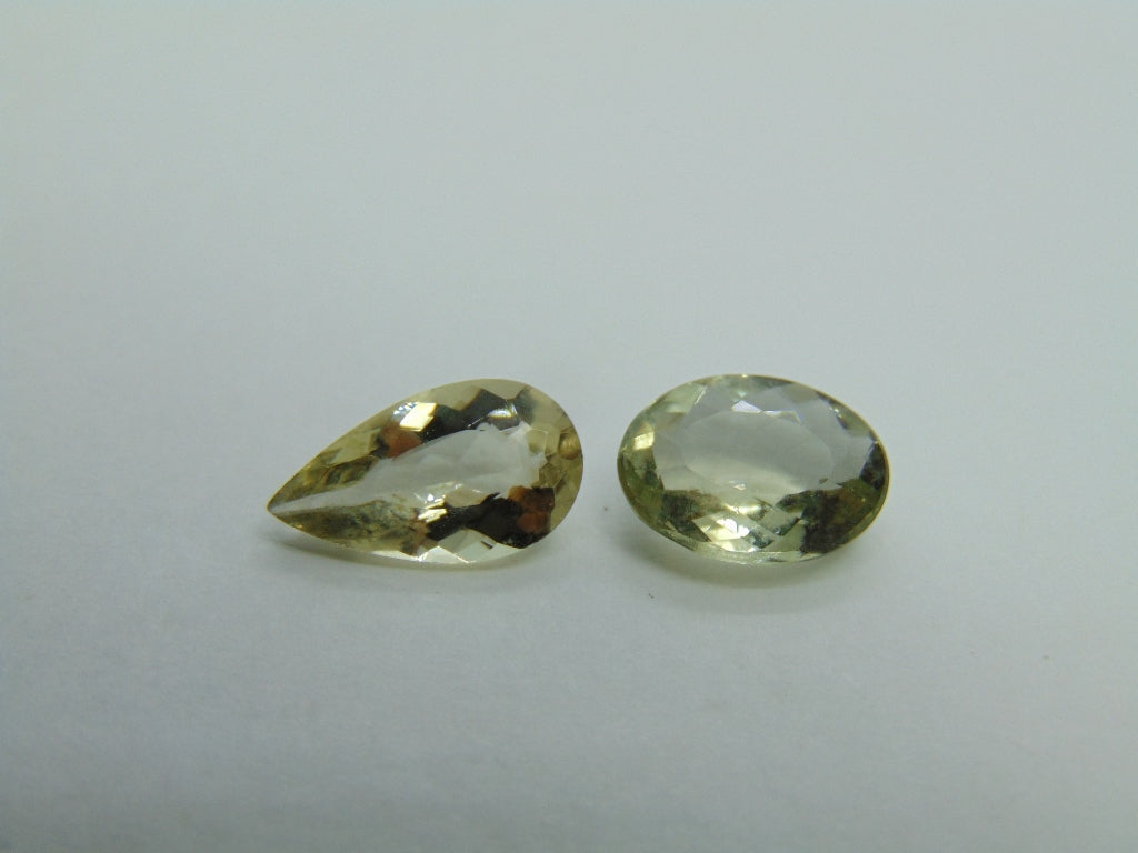 5.25ct Beryl 13x7mm 11x9mm