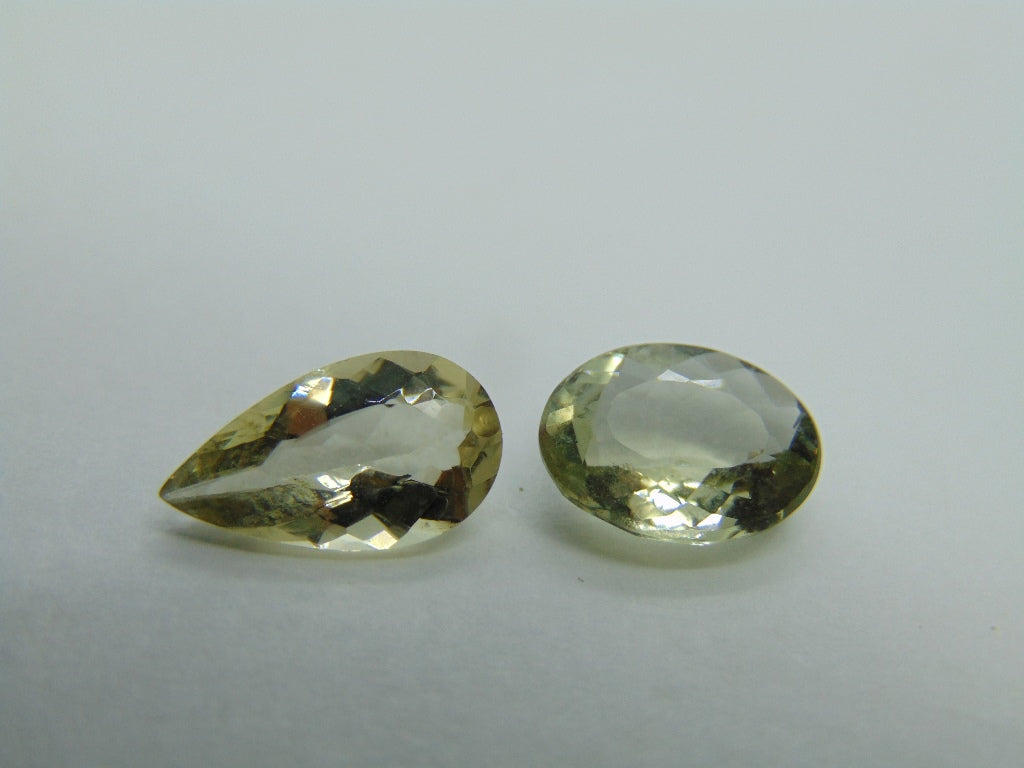 5.25ct Beryl 13x7mm 11x9mm