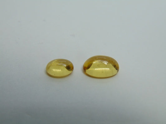 6.85ct Beryl Cabochon 12x9mm  9x7mm