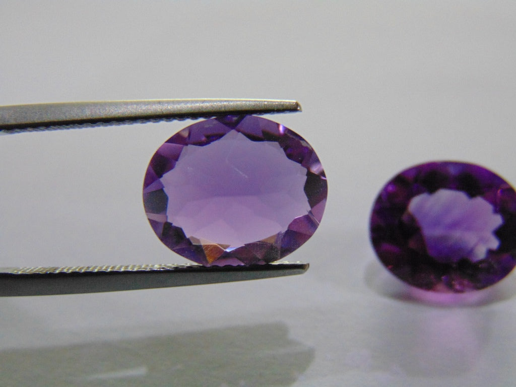 7.80ct Amethyst (Pair)