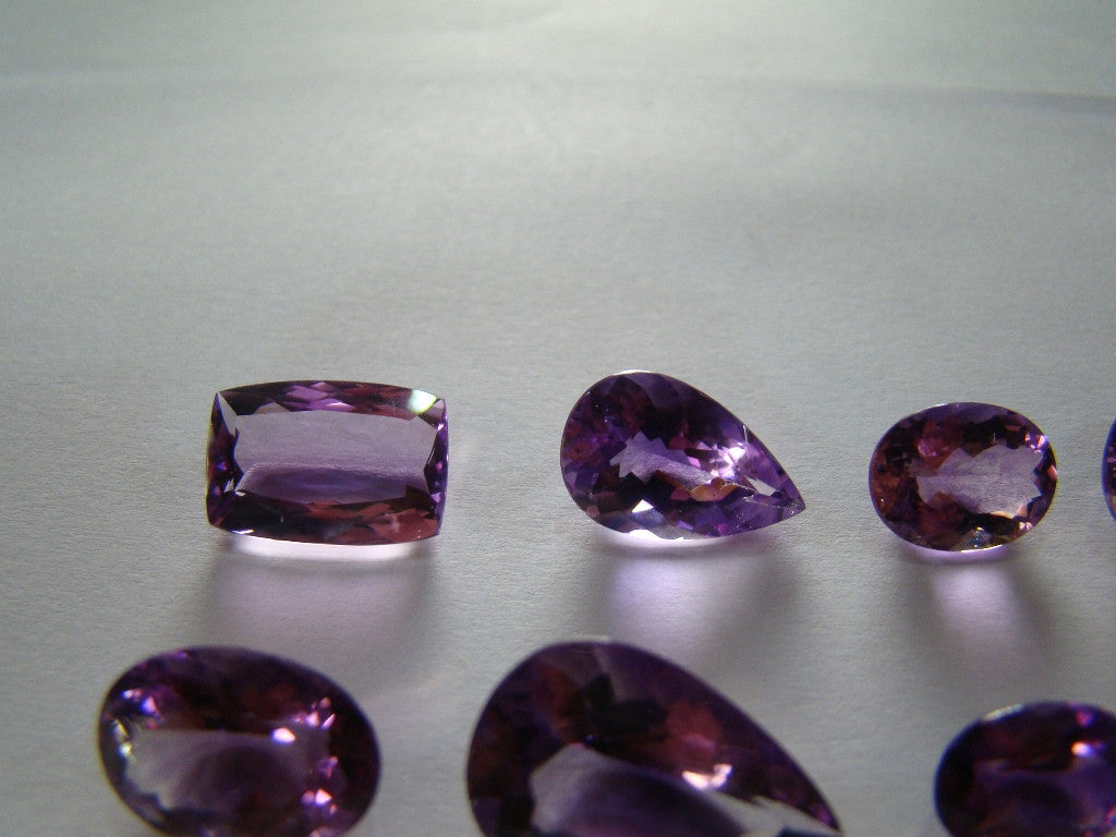 59.50ct Amethyst (Rose de France) Lot