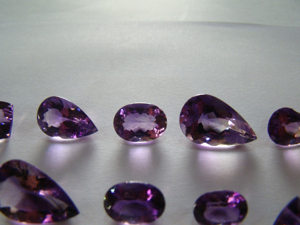 59.50ct Amethyst (Rose de France) Lot