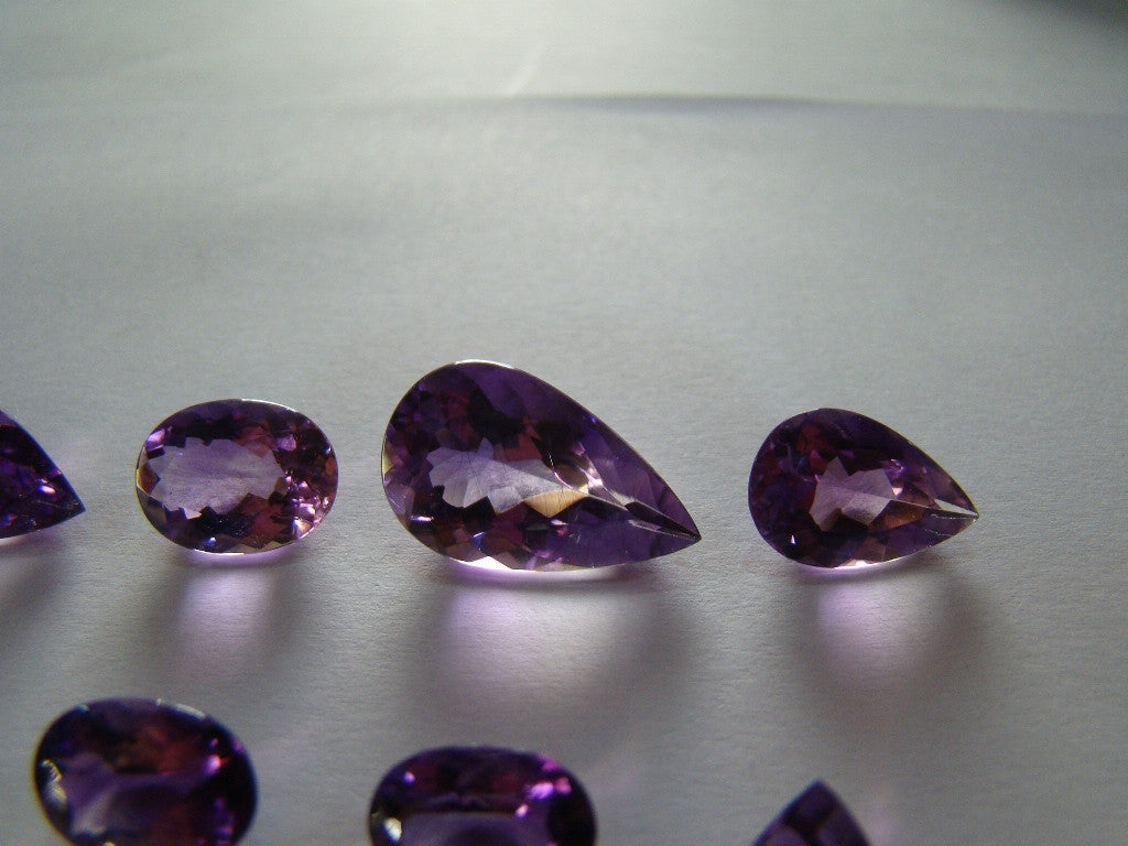 59.50ct Amethyst (Rose de France) Lot