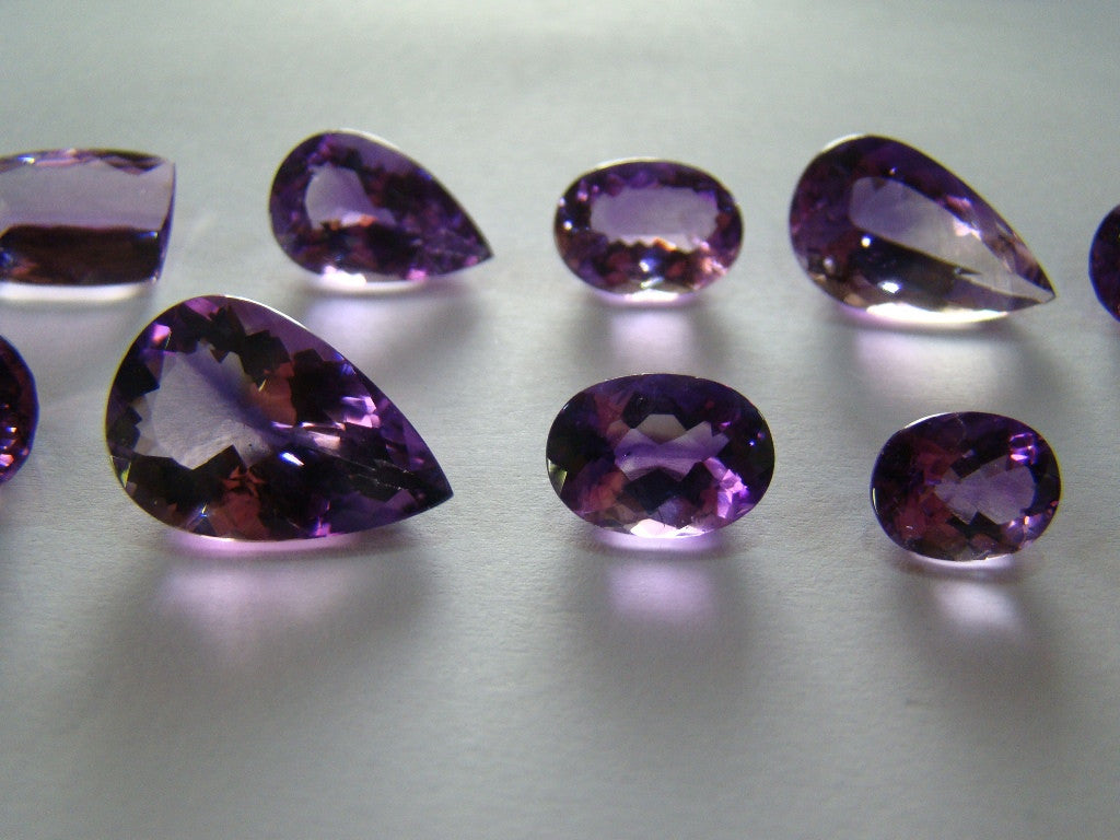 59.50ct Amethyst (Rose de France) Lot