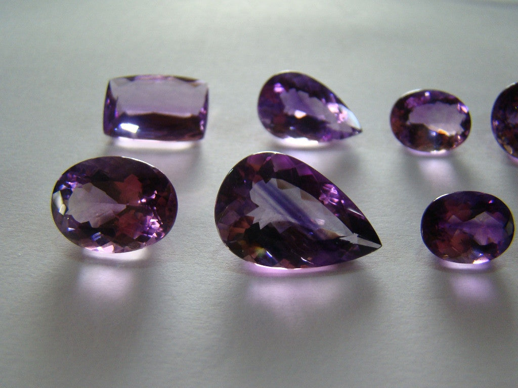 59.50ct Amethyst (Rose de France) Lot