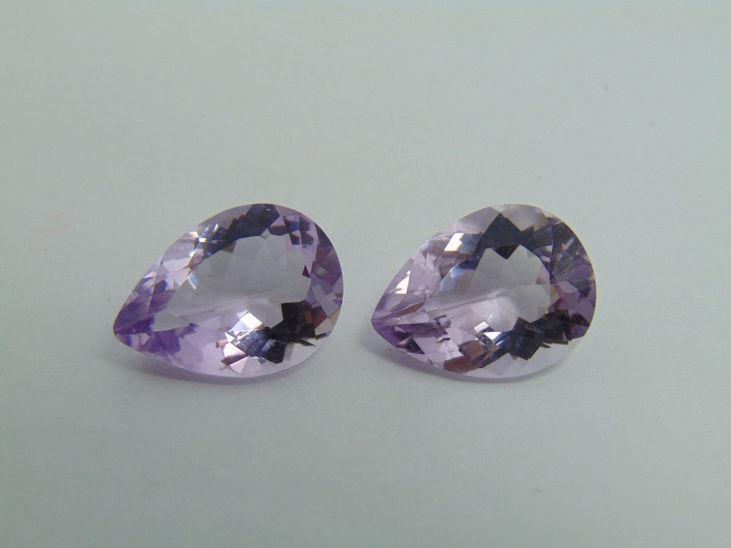 17.55cts Amethyst (Pair)