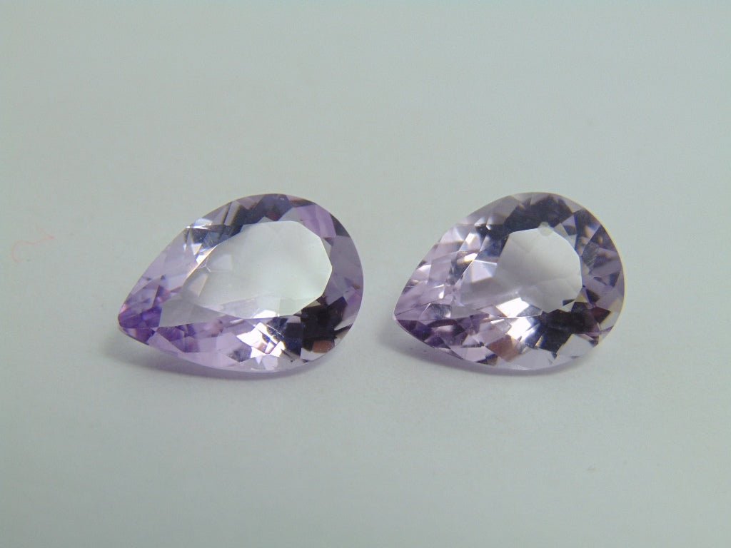 17.55cts Amethyst (Pair)