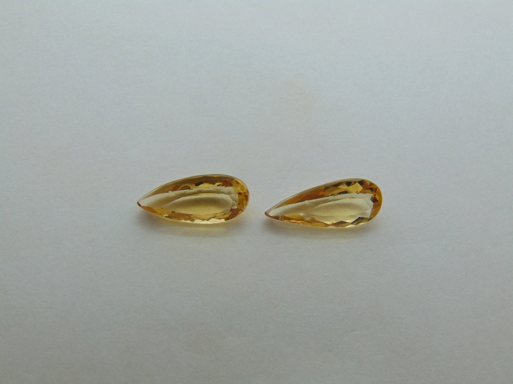 3.09ct Beryl 13x6mm 12x6mm