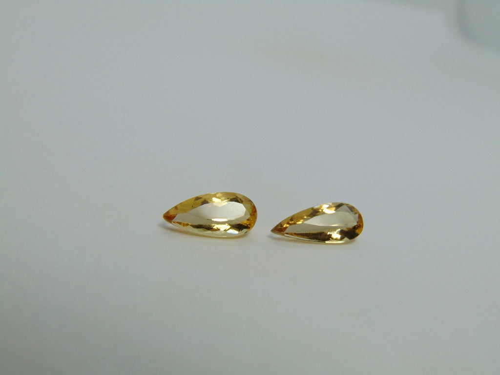 3.09ct Beryl 13x6mm 12x6mm