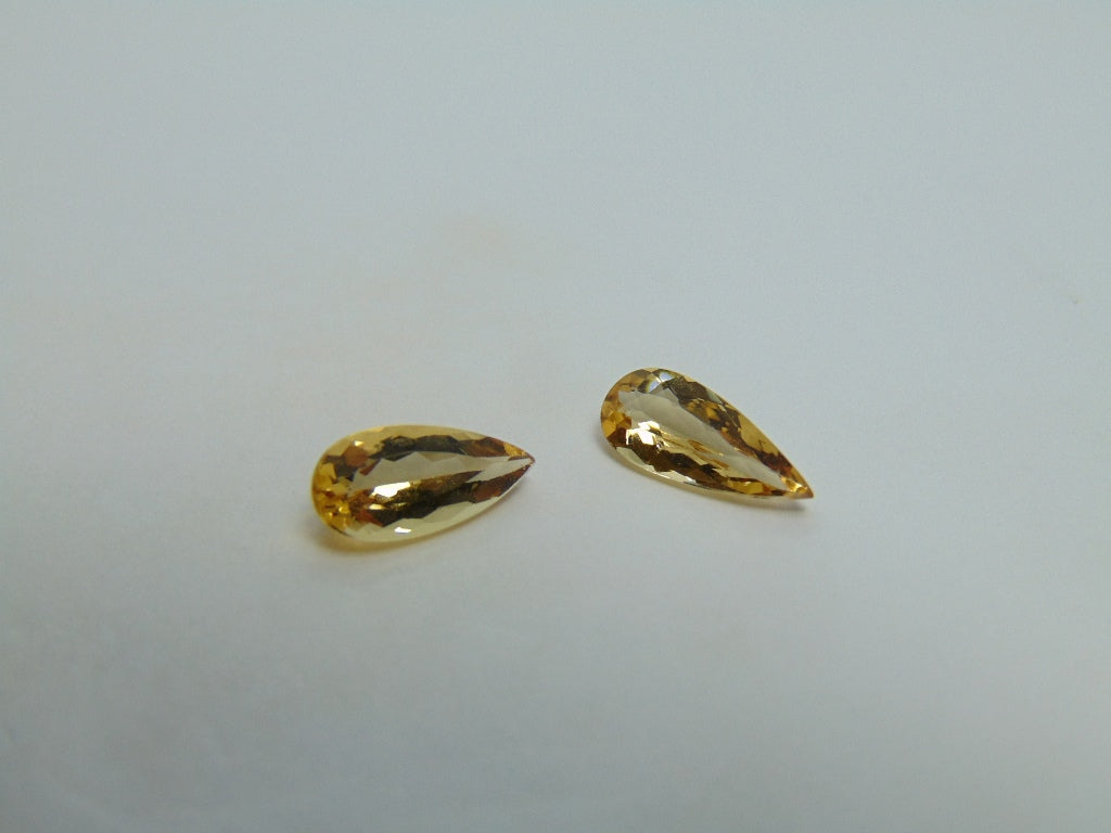 3.09ct Beryl 13x6mm 12x6mm