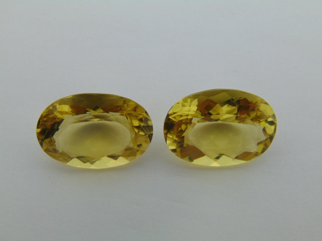 27.60cts Citrine (Pair)