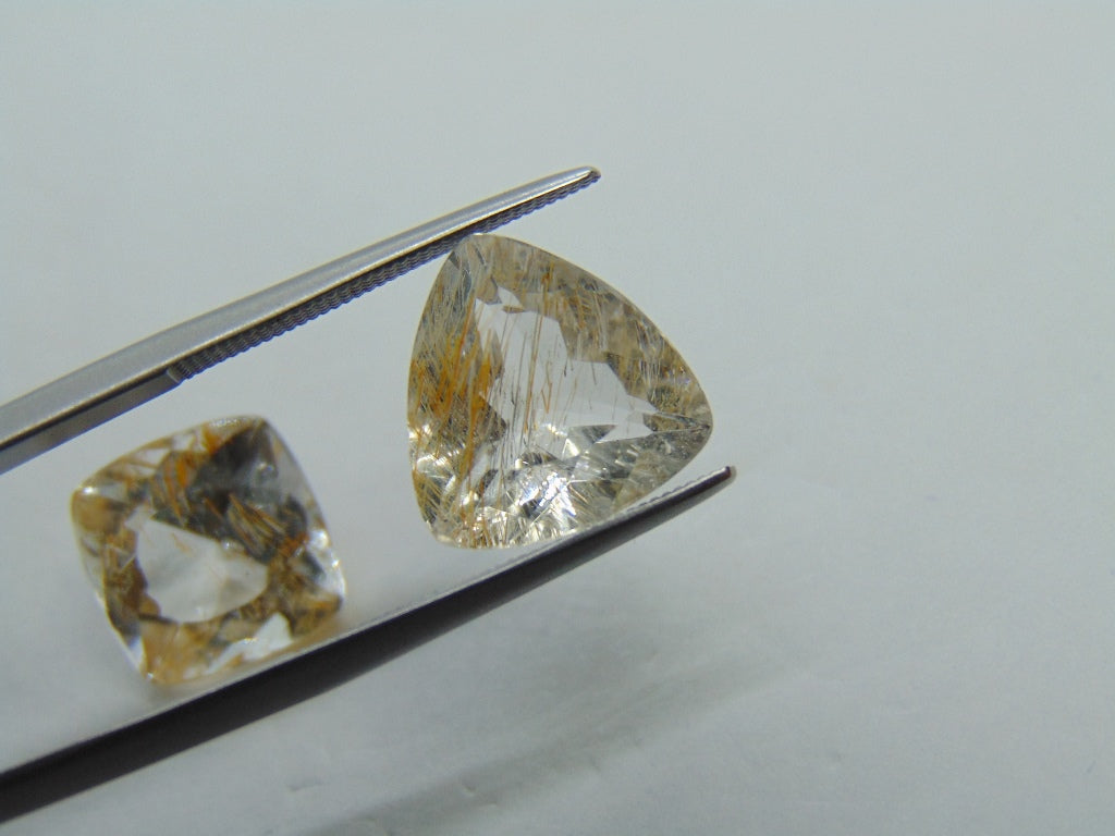 13.20ct Topaz With Needle 11mm 12mm