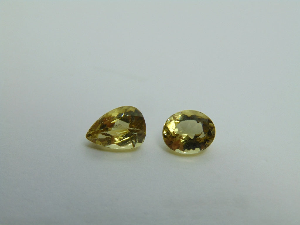 3.80ct Beryl 10x7mm 8x7mm