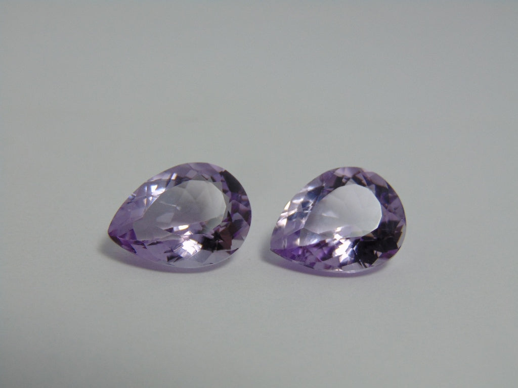 18.50cts Amethyst (Pair)