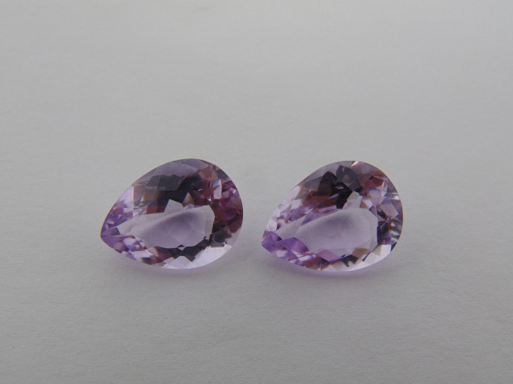 18.50cts Amethyst (Pair)