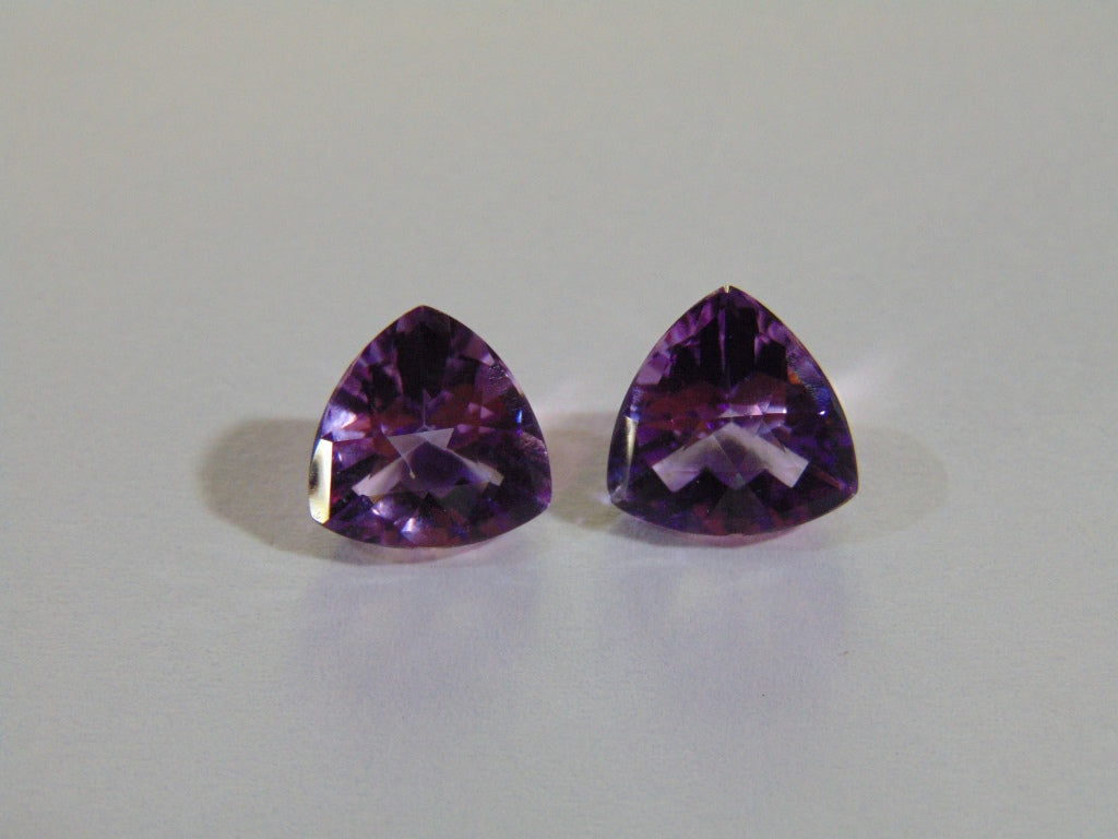 6.30ct Amethyst (Pair)