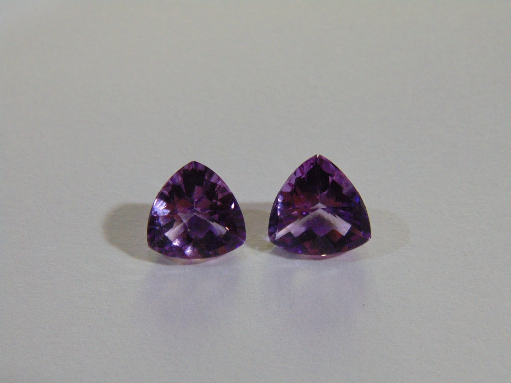 6.30ct Amethyst (Pair)