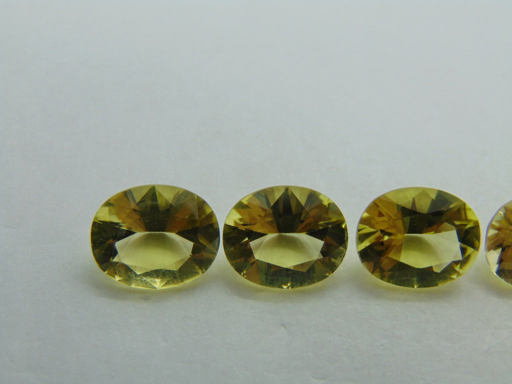 11.30ct Green Gold Calibrated 11x9mm