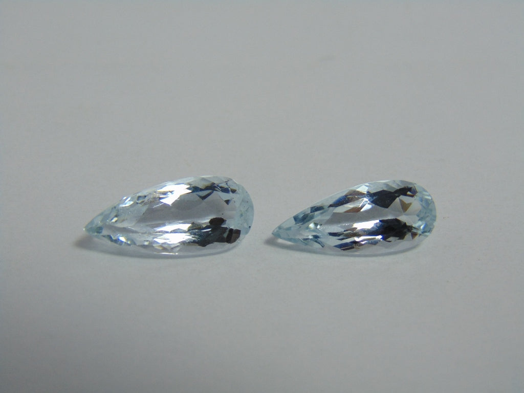 6.40cts Aquamarine (Pair)