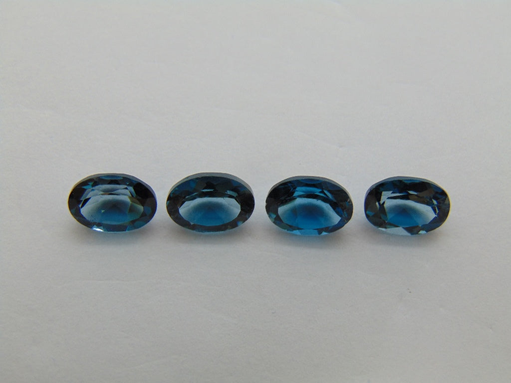 6.10ct Topaz London Blue Calibrated 8x6mm