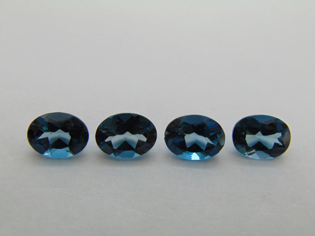 6.10ct Topaz London Blue Calibrated 8x6mm
